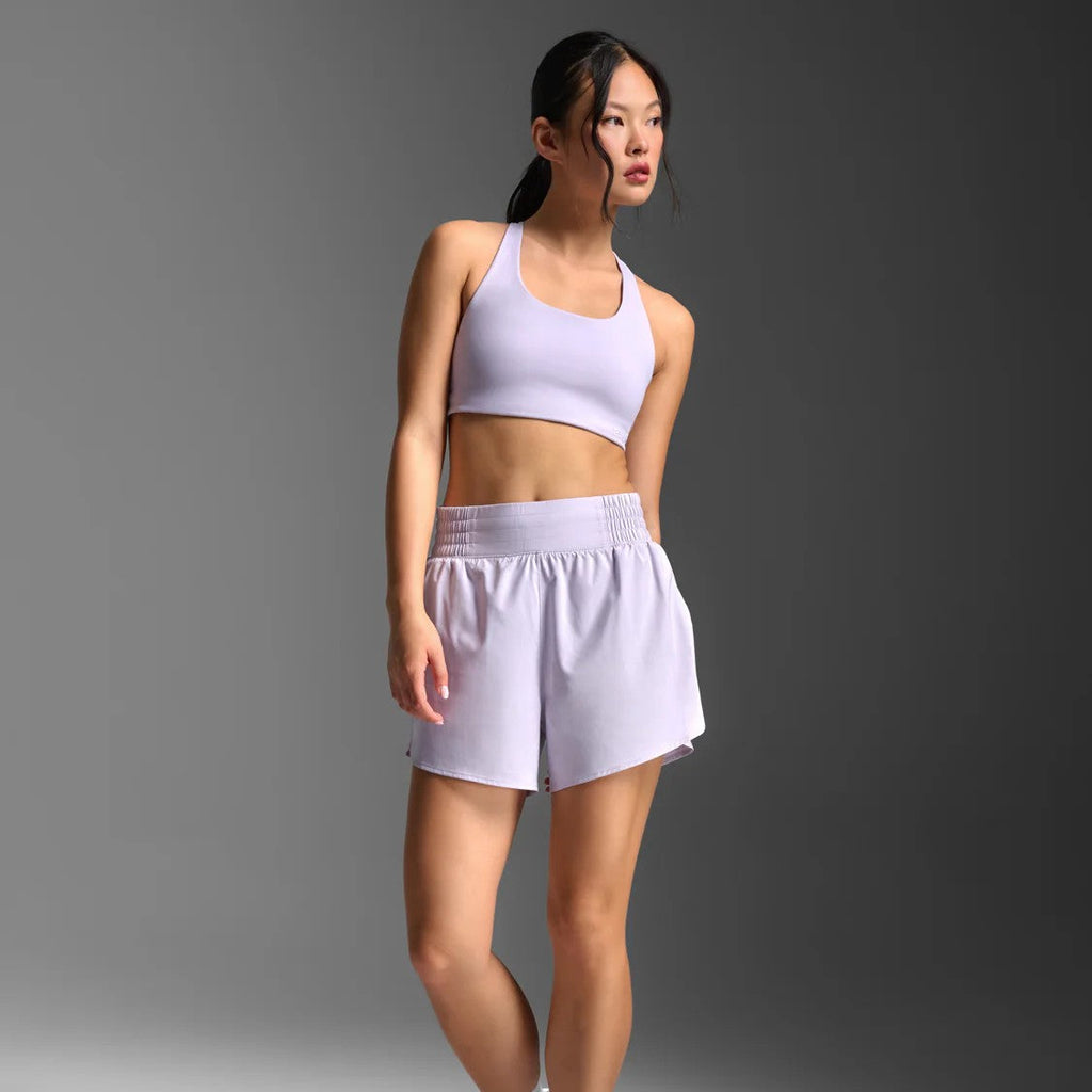 2XU Aero Hi-Rise 4 Inch Short | Virtual Violet / Reflective | Womens