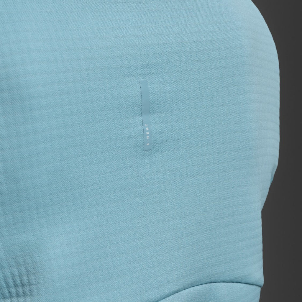 2XU Ignition Hyper-Haptic 1/4 Zip Fleece | Retro Blue / Reflective | Womens