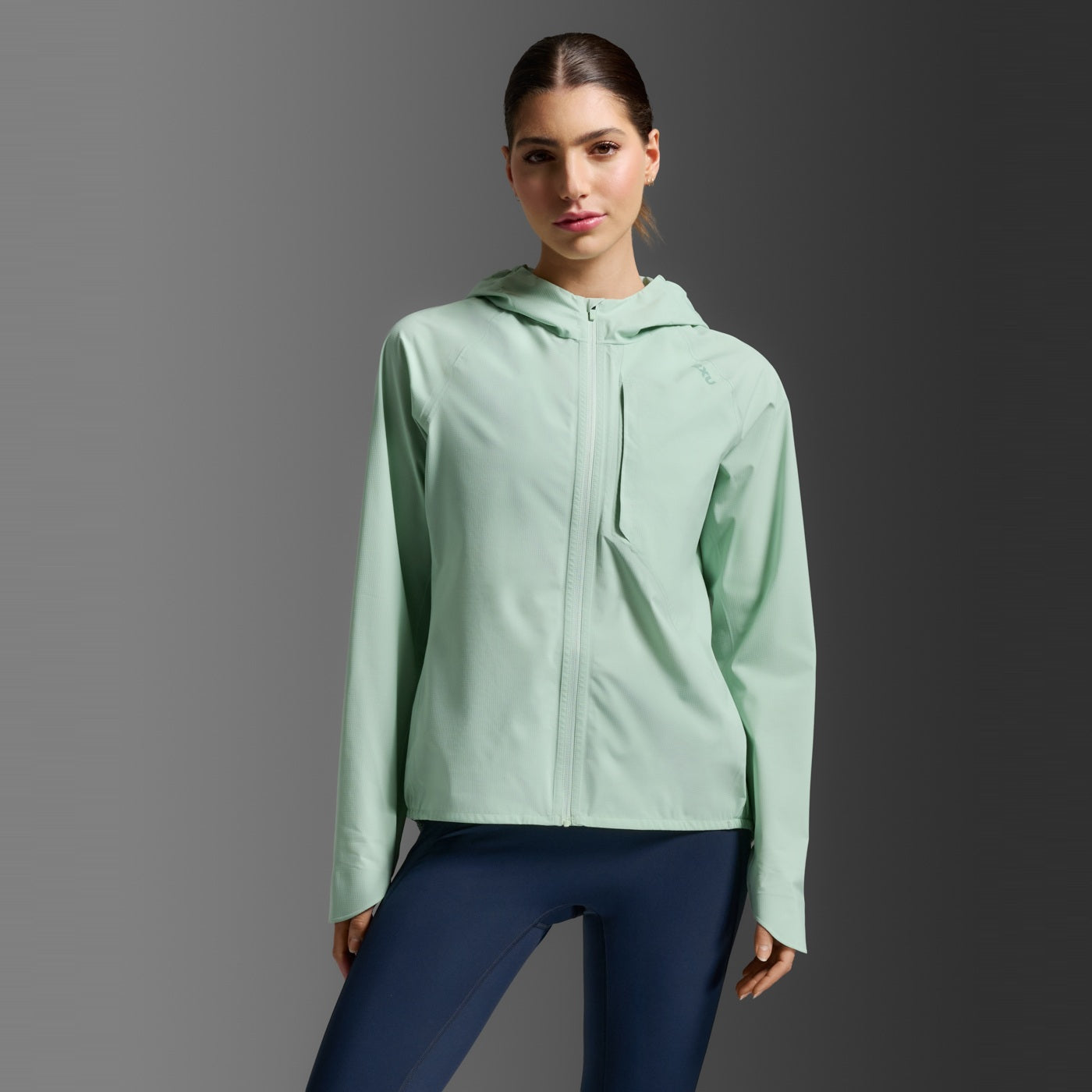 2XU Ignition Shield Jacket | Digital Mint / Reflective | Womens