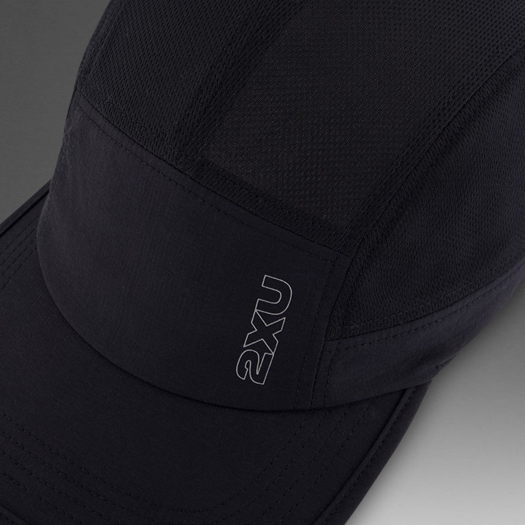 2XU Light Speed Cap | Black / Silver Reflective