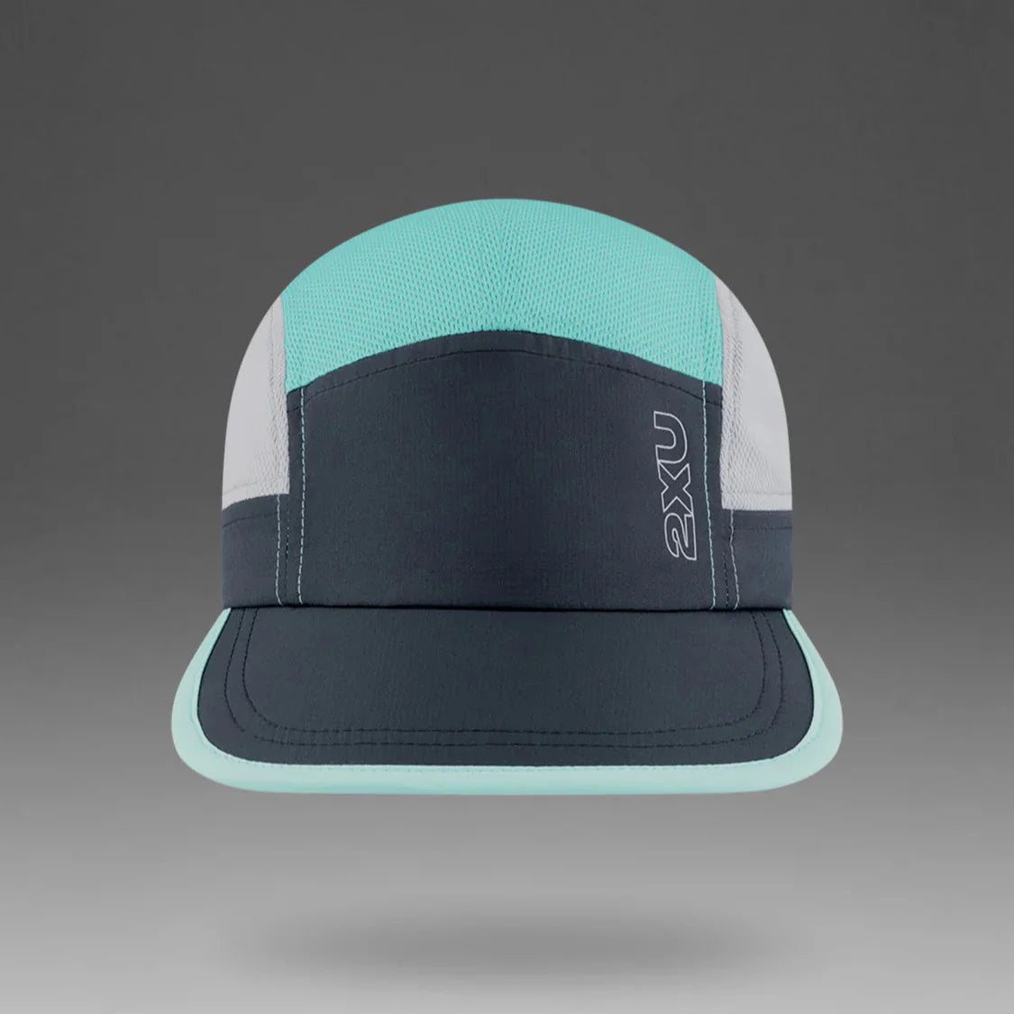 2XU Light Speed Cap | Dark Moss / Retro Blue