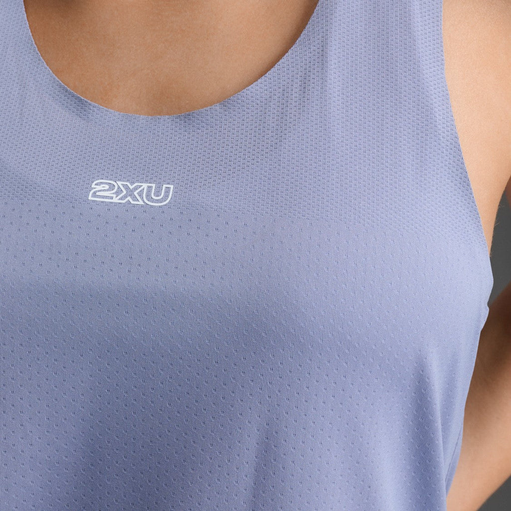 2XU Light Speed Tech Singlet | Digital Lilac / White Reflective | Womens