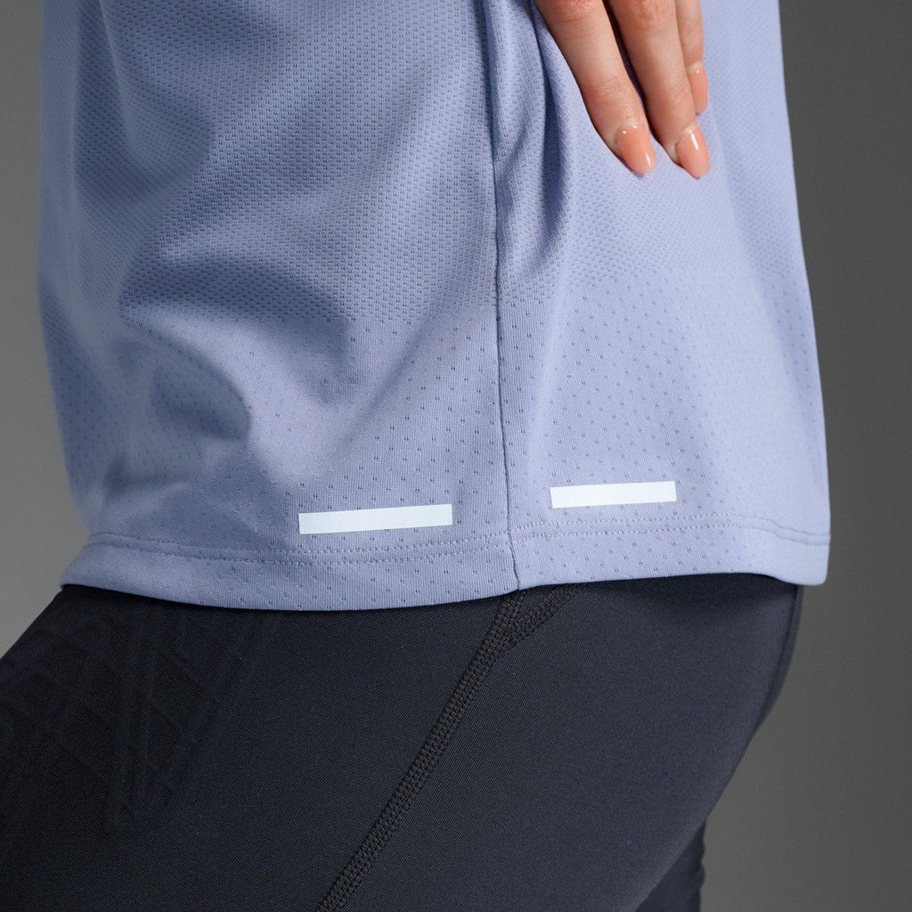 2XU Light Speed Tech Singlet | Digital Lilac / White Reflective | Womens