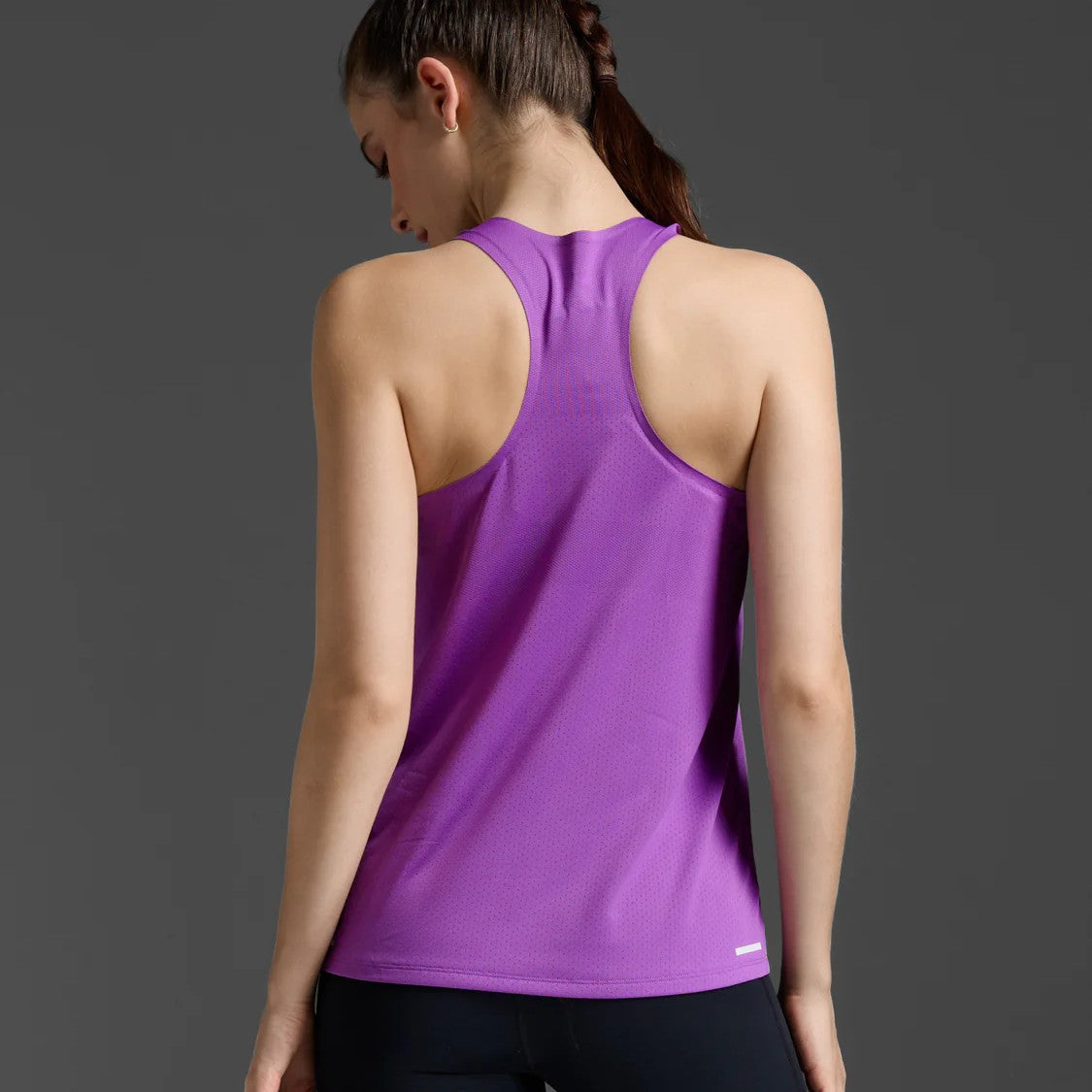 2XU Light Speed Tech Singlet | Thistle / White Reflective | Womens