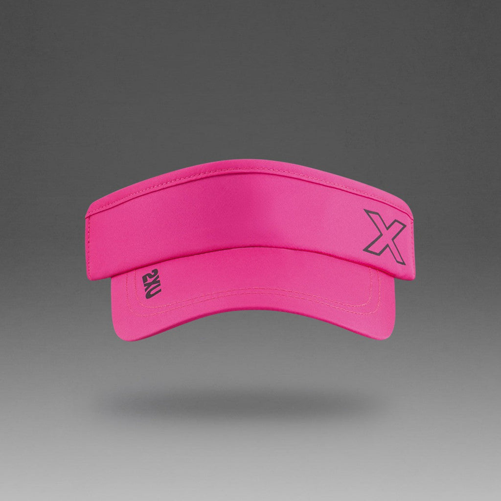 2XU Performance Visor | Fuchsia / Black