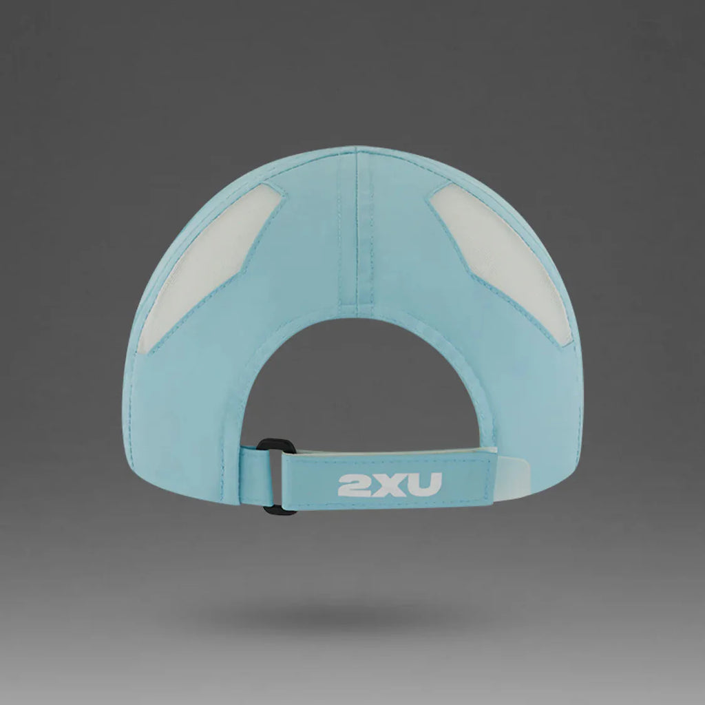 2XU Run Cap | Retro Blue / White