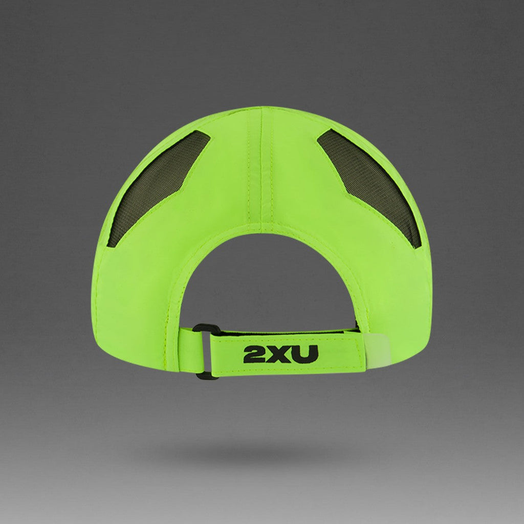 2XU Run Cap | Volt / Black