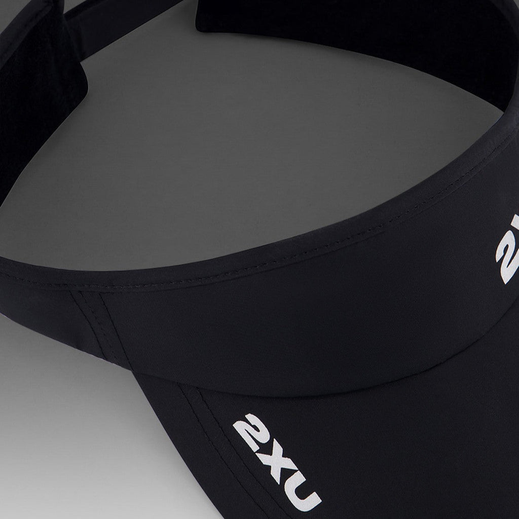 2XU Run Visor | Black