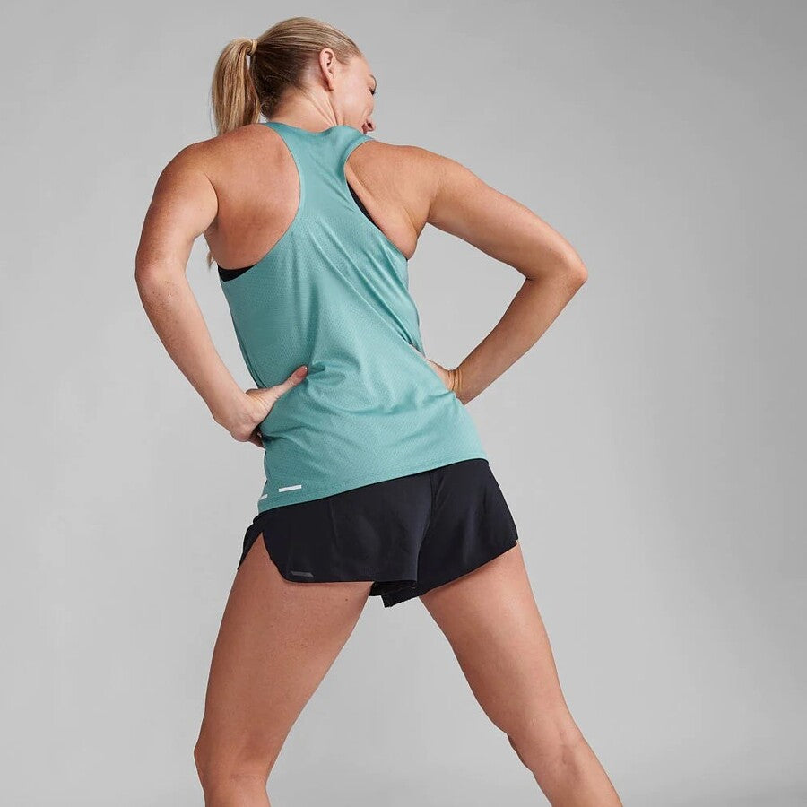 2XU Light Speed Tech Singlet | Raft / White Reflective | Womens
