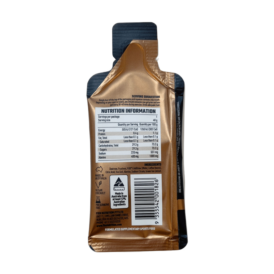 Fixx Nutrition Gel X Pro | Cold Brew Espresso