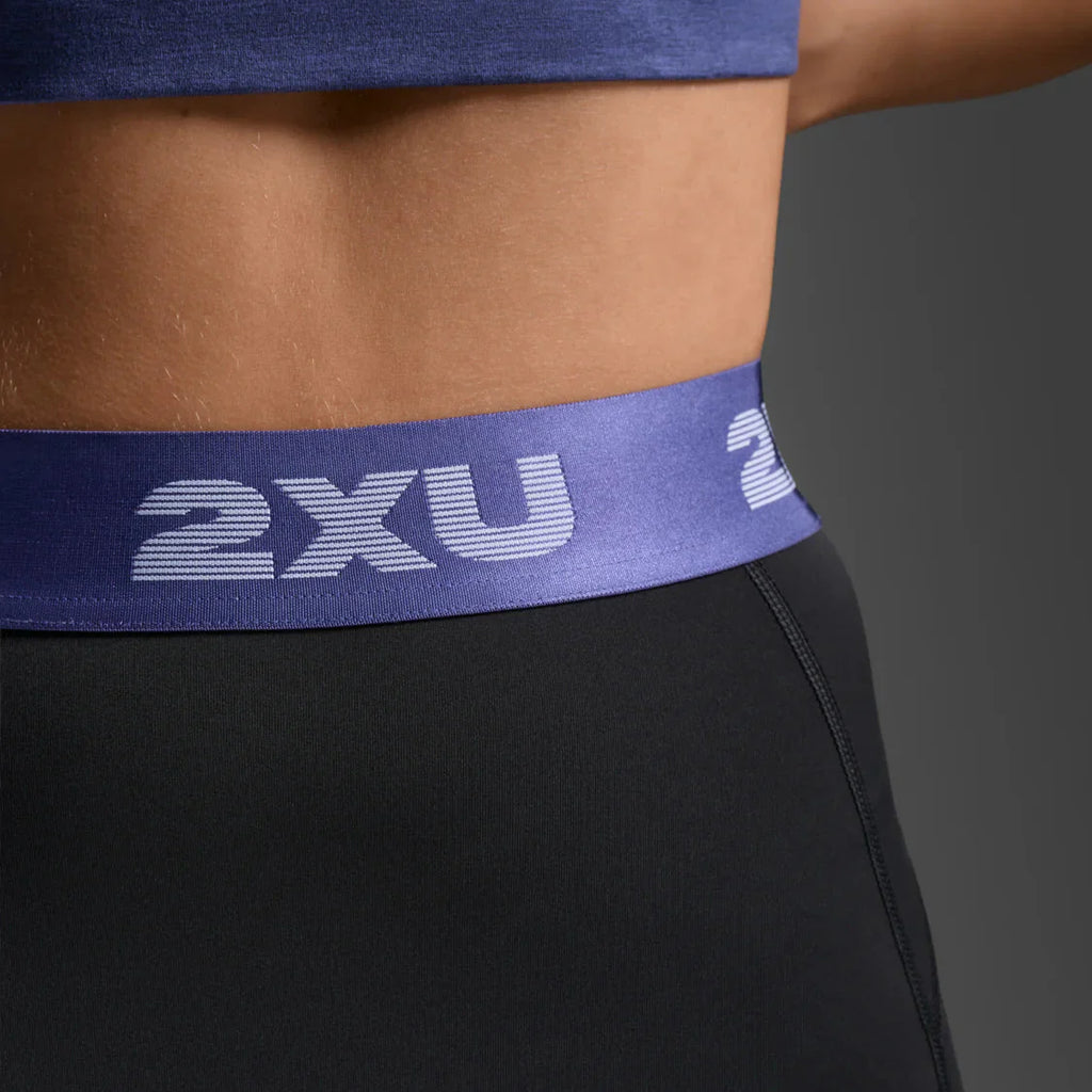 2XU Everyday Compression 3 inch Short Tights | Black / Future Dusk | Womens