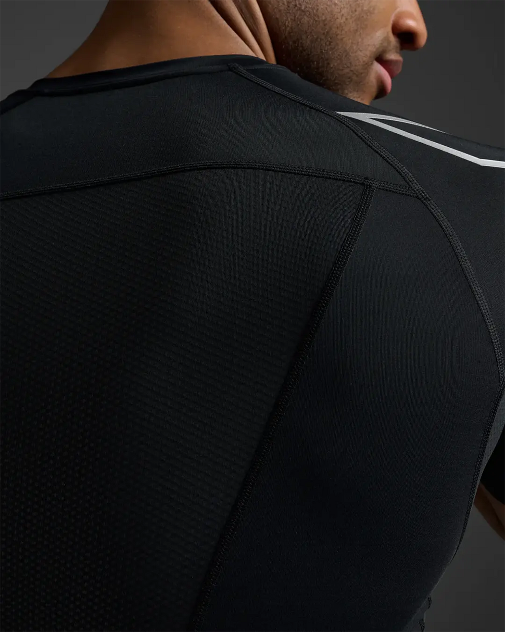 2XU Men's Core Compression Short Sleeve - Black/Silver