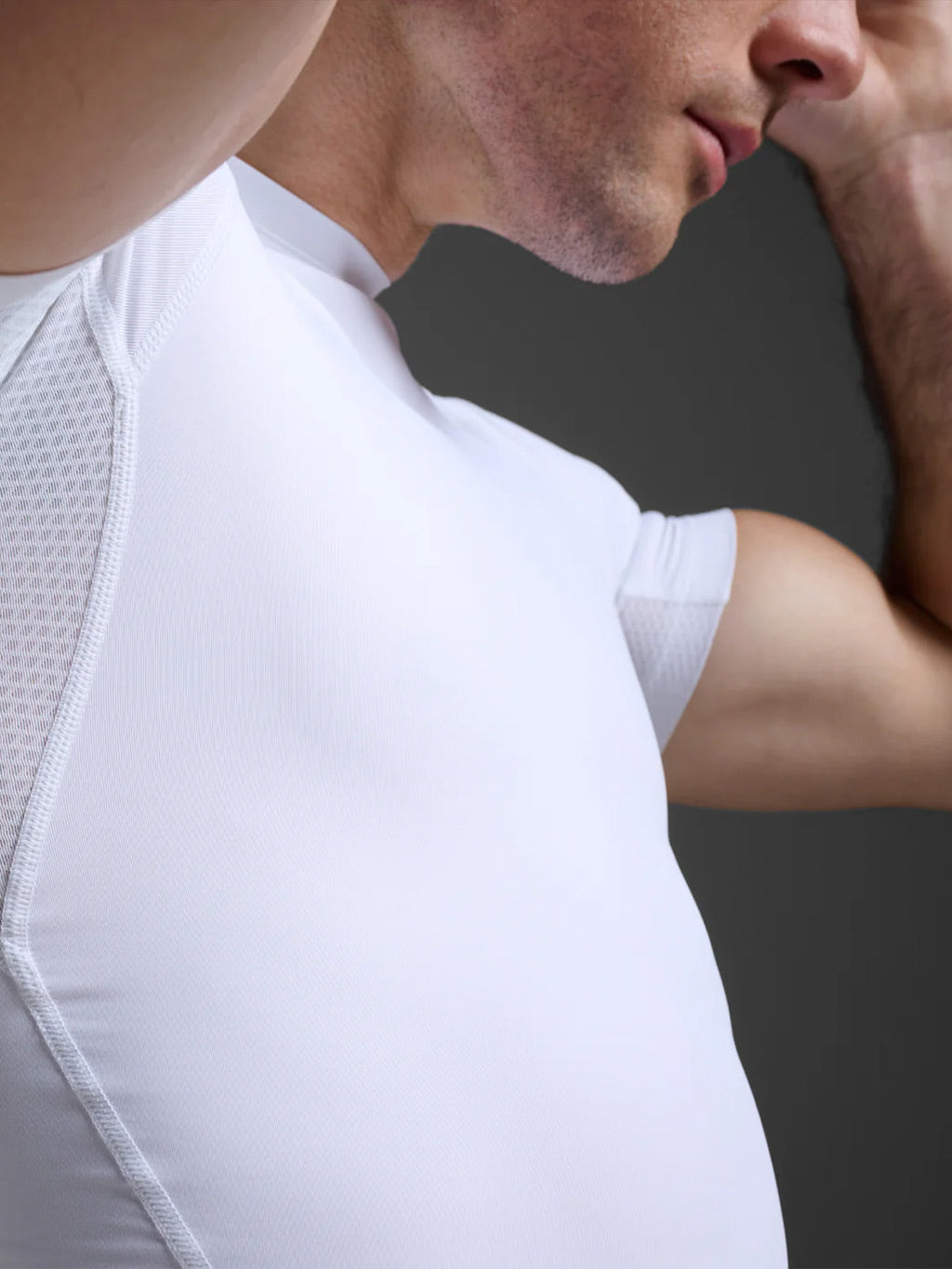 2XU Men's Core Compression Short Sleeve - White/No Logo