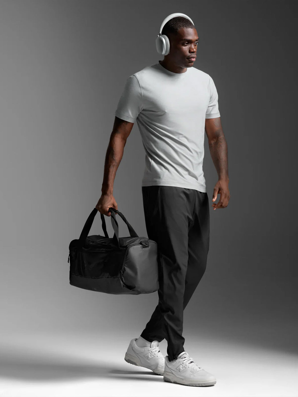 2XU Men's Signature Soft Jersey Tee - Harbor Mist/Harbor Mist