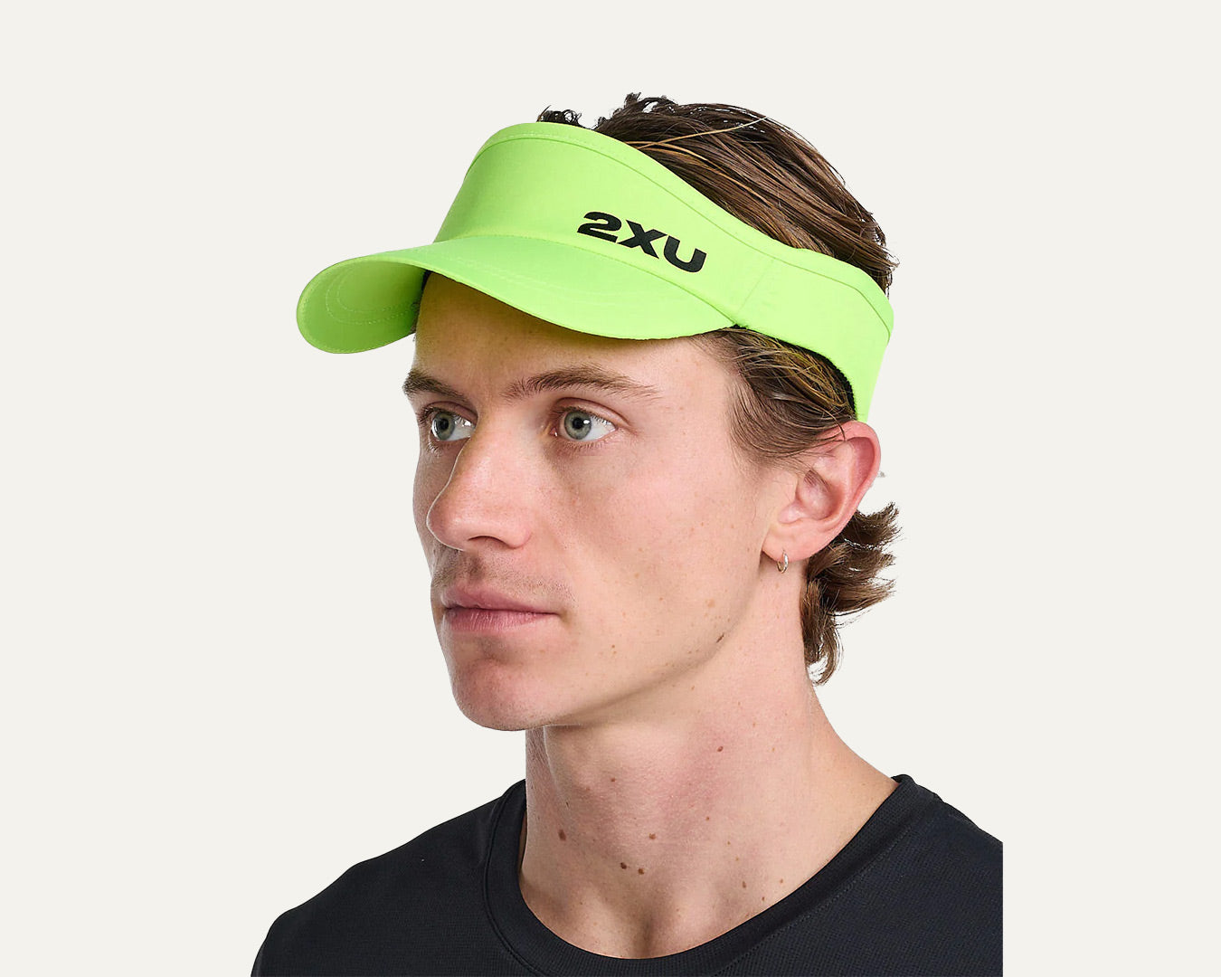 2XU Unisex's Run Visor - Volt/Black