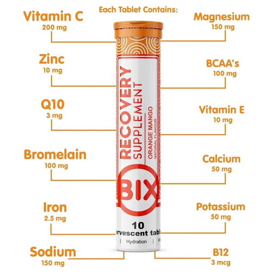 Bix Recovery Supplement Drink Tabs