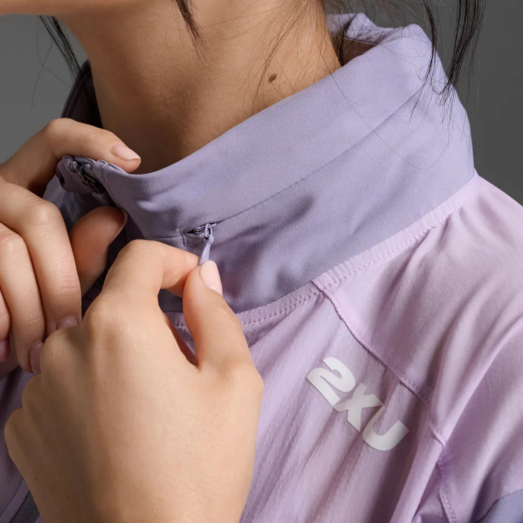 2XU Aero Sheer Windbreaker | Digital Lilac | Womens