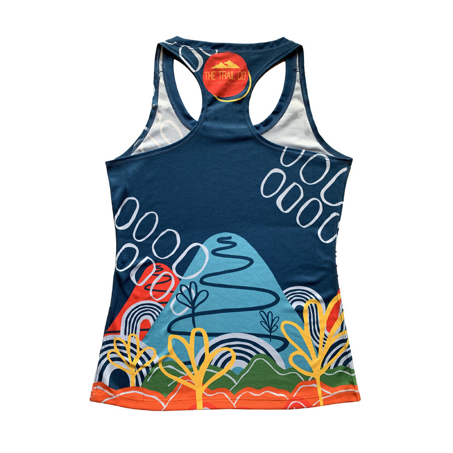 The Trail Co. Run Singlet | Wanderlust | Womens